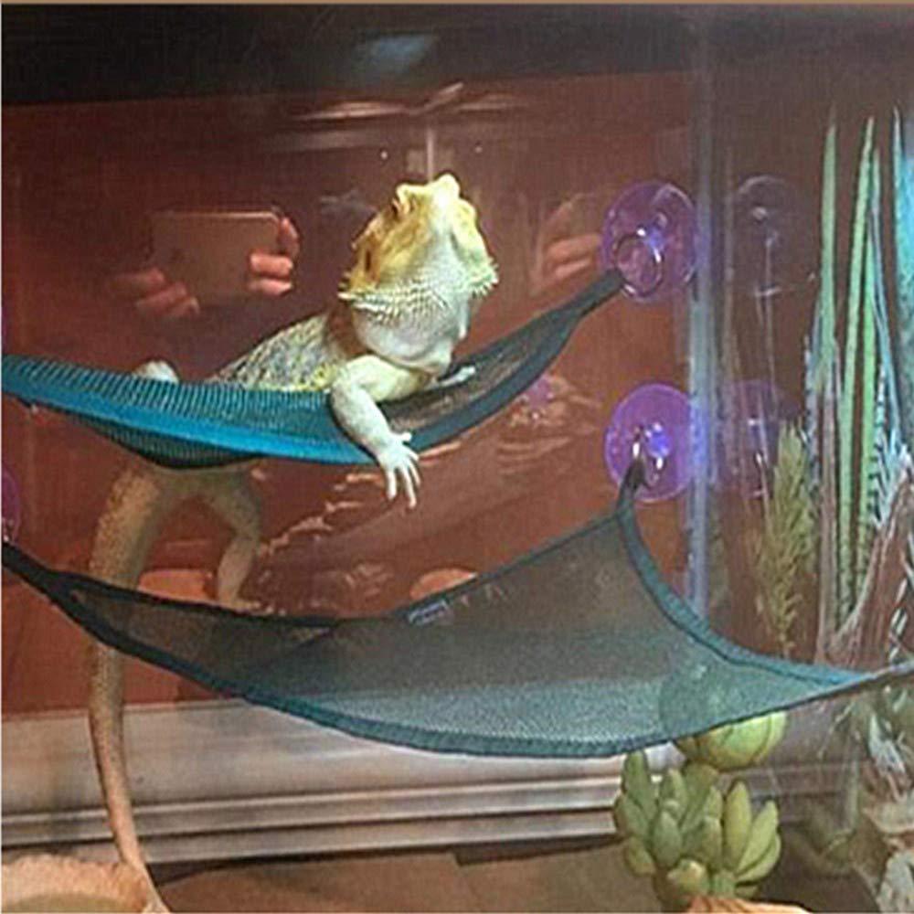 Luxury Reptile Retreat: Premium Dual Hammock Set For Lizards And Snakes